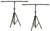 2 MR DJ LS200-5S DJ Pro Audio Lighting Fixture Tripod Stand 5' T-Bar Light Truss
