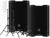 2 Mackie SRT215 15" 1600-watt Professional Powered Loudspeaker & Stand & Cable