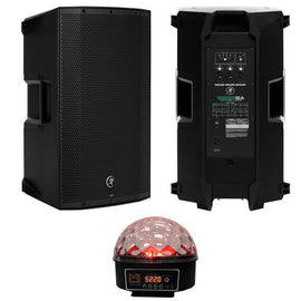 Mackie Thump212 1400W 12 inch Powered Speaker + LED Crystal Party Ball