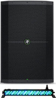 Mackie Thump215XT 1400W Boosted 15" Powered Speaker & MR DJ MINI STRIP LED Light