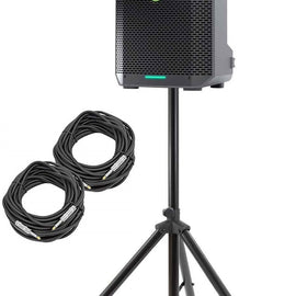 Mackie Thump GO 8" Portable Battery-Powered Loudspeaker +Stand + 2 Cable