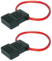 2 Absolute MAXIFH-2 Waterproof Inline Maxi Fuse Holder With Cover With 8" 8G Wire