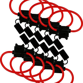 10 pack AT 8 gauge Fuse Holder CQ211M Maxi Car Audio 12 Volt
