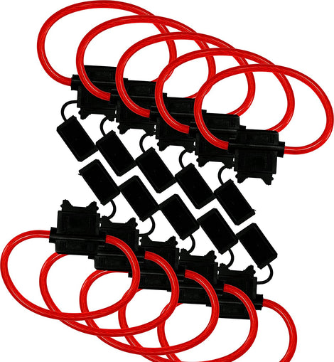 10 pack AT 8 gauge Fuse Holder CQ211M Maxi Car Audio 12 Volt