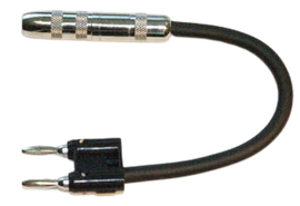 Yorkville AA61 1/4 TS Female to Dual Banana Plug Adaptor - 6 Inches