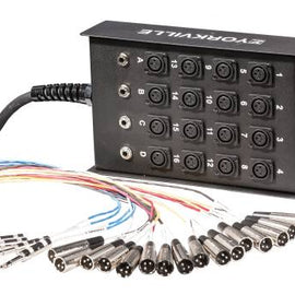 Yorkville SN-164PB Standard 16-Channel Snake w/XLR Sends & TRS Returns - 100 Feet