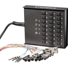 Yorkville SN-244PB Standard 24-Channel Snake w/XLR Sends & TRS Returns - 100 Feet
