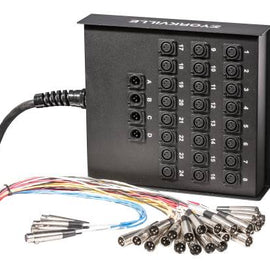 Yorkville SN-244XB Standard 24 Channel Snake w/XLR Sends & Returns - 100 Feet