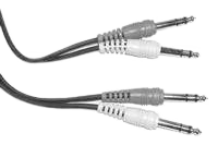 Yorkville A210SS Dual 1/4in TRS To Dual 1/4in TRS Cable - 10 ft