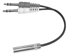 Yorkville AA33Y 1/4 TRS to 2x RCA-M Y-Cable