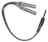 Yorkville AA8Y 1/4 Mono-M to 2x 1/4 Mono-F Y-Cable
