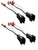 2 Pair Metra 72-5600 Speaker Connector Harness Fit Select Ford GM Chevy Lincoln Mercury Mazda (pair)