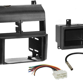Metra 95-3000B 70-1858 40-GM10 88-00-3301 Car Radio Stereo Double Din Black Dash Kit Panel for 1988-1994 Chevy GMC Trucks
