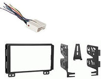 American Terminal AT-5026 AT-5520 Compatible Fit Ford Mustang 2004 Double DIN Aftermarket Stereo Harness Radio Install Dash Kit