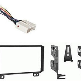 American Terminal AT-5026 AT-5520 Compatible with Ford Mustang 2004 Double DIN Aftermarket Stereo Harness Radio Install Dash Kit