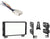 American Terminal AT-5026 AT-5520 Compatible Fit Ford Mustang 2004 Double DIN Aftermarket Stereo Harness Radio Install Dash Kit
