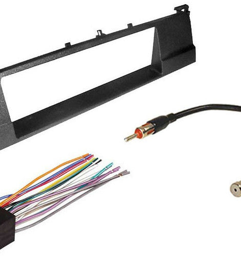 99-01 BMW 3 Series M3 E46 Car Stereo Radio Install Dash Kit Trim+Wiring Harness