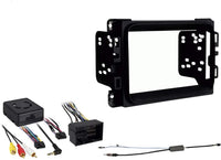 Fit 2013 - 2017 RAM Double Din Car Stereo Dash Kit + Harness + Antenna