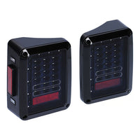 Jeep JP-TL01S LED Grid Tailllights - Smoked Lens - Pair