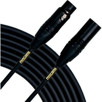 Mogami GOLD STAGE-20 Right-Angle Female 3-Pin XLR to Straight Male XLR Mic Cable (20')