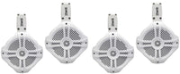 2 Absolute MPS65W Marine RV 6.5" 200W RMS Wake Tower POD Enclosure Speaker