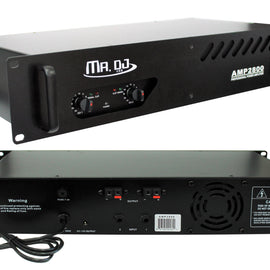 MR DJ AMP2800<BR/> 800W MAX, 2-channel 300 watts RMS bridgeable dynamic series PA DJ power amplifier