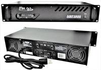 MR DJ AMP3800 Power PA DJ Amp 3800W, 2-channel bridgeable dynamic series PA DJ power amplifier