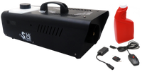 MR DJ DRAGON2500 2500W fog smoke machine with wire & wireless remote & fog fluid, quick heat-up thick fog