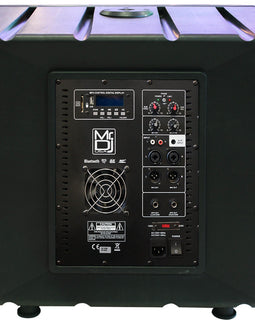 Mr. Dj 18" 6000W PA/DJ/Powered Subwoofer Bluetooth/USB/LINE/2 Speaker Output