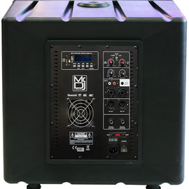 Mr Dj 18" PRO-SUB18BT 6000W PA DJ Club Powered Active Subwoofer Bluetooth & 2 Speaker Output