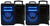 Pair of MR Dj ACE 15" Portable Speaker with Bluetooth/Rechargeable Battery