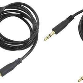 2 Mr Dj ACMM3 3 Feet Cable 1/8" Mini TRS (Stereo) to 1/8" Mini TRS (Stereo)