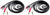 2 Pair CDQR12 12 Feet Dual 1/4" TS Mono to Dual RCA Male Pro DJ PA Audio Cable