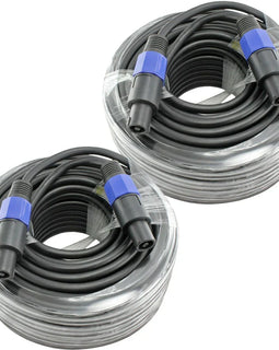 2 MR DJ CSMSM100 100 Feet PRO PA DJ Speakon Male to Speakon Male Speaker Cable