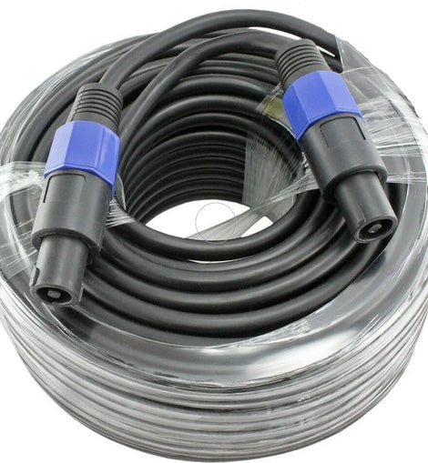 MR DJ CSMSM100 100' PRO PA DJ  Speakon Male to Speakon Male Speaker Cable