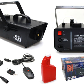 MR DJ DRAGON1200<BR/> 1200W fog smoke machine with wire & wireless remote & fog fluid, quick heat-up thick fog