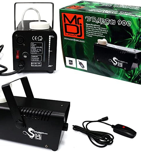 MR DJ DRAGON900 900W compact fog smoke machine with remote