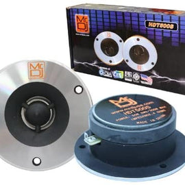 MR DJ HDT500S 600W Pair Slim 4-Inch Titanium Bullet High Compression Tweeter with 54 Ounce Ferrite Magnet