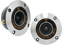 MR DJ HDT800S Pair 4" Speaker Size 400 Watt High Compression Aluminum Titanium Bullet Super Tweeter
