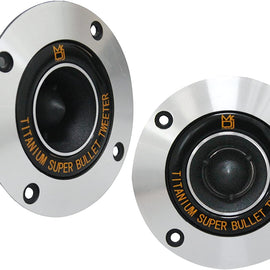 MR DJ HDT800S Pair 4" 400W Chrome High Compression Titanium Bullet Super Tweeter