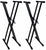 2 Mr Dj KS350 Keyboard Stand Adjustable Metal Music Keyboard Electronic Piano Dual X Stand