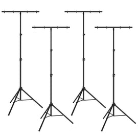 4 MR DJ LS-100 Pro DJ Lighting Tripod & T-Bar Portable Light Stand