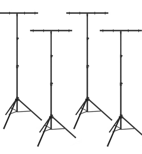 4 MR DJ LS-100 Pro DJ Lighting Tripod & T-Bar Portable Light Stand