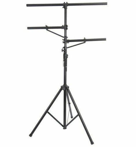Universal Pro Audio DJ Adjustable Tripod Stand with Top T Bar for Par Cans, Wash