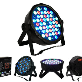 Slim Disco DJ Party Club Stage Show Lighting Flat Par Wash Lighting 54X1W RGBW