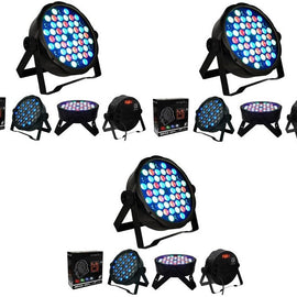 3 MR DJ MEGA354 Slim Disco DJ Party Club Stage Show Lighting Flat Par Wash Lighting