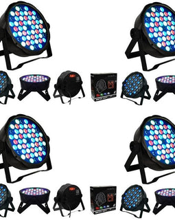 4 MR DJ MEGA354 Slim Disco DJ Party Club Stage Show Lighting Flat Par Wash Lighting