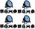 4 MR DJ MEGA354 Slim Disco DJ Party Club Stage Show Lighting Flat Par Wash Lighting