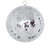 MR DJ MB12 12" mirror ball covered in 1/4-inch mirrored glass + Motor
