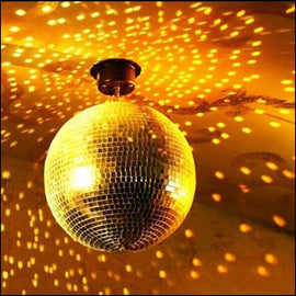 MR DJ MB18 18" mirror ball covered in high quality 1/4-inch mirrored glass + Motor